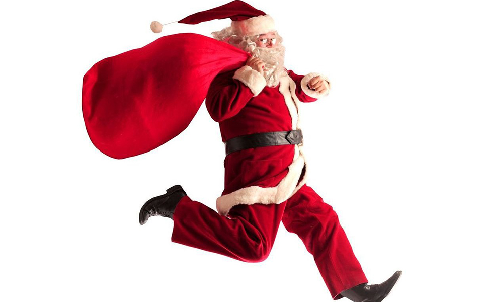 babbo natale in piazza