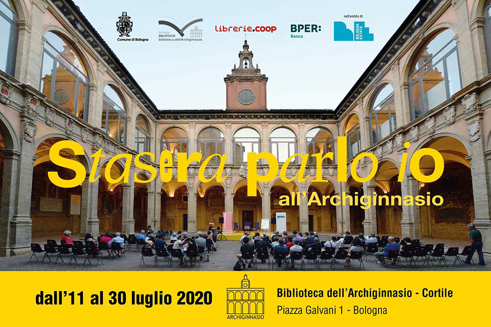 Stasera parlo io all’Archiginnasio