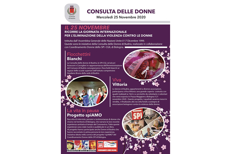 Contro la violenza sulle donne, progetti e iniziative