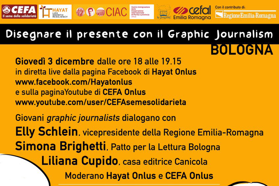 Graphic Journalism, dialogo pubblico online per raccontare la cultura