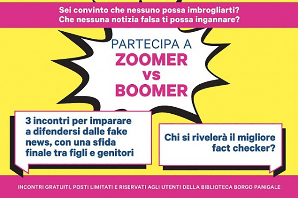 Zoomer vs Boomer, ciclo di incontri online