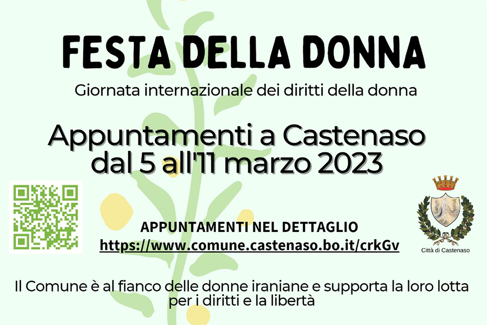 8 marzo: iniziative a Castenaso