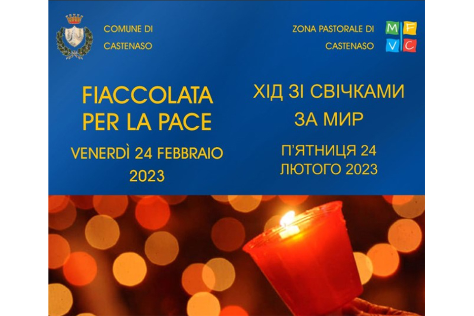 Fiaccolata per la pace