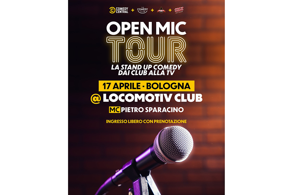 Open Mic Tour: spettacoli di Stand Up Comedy