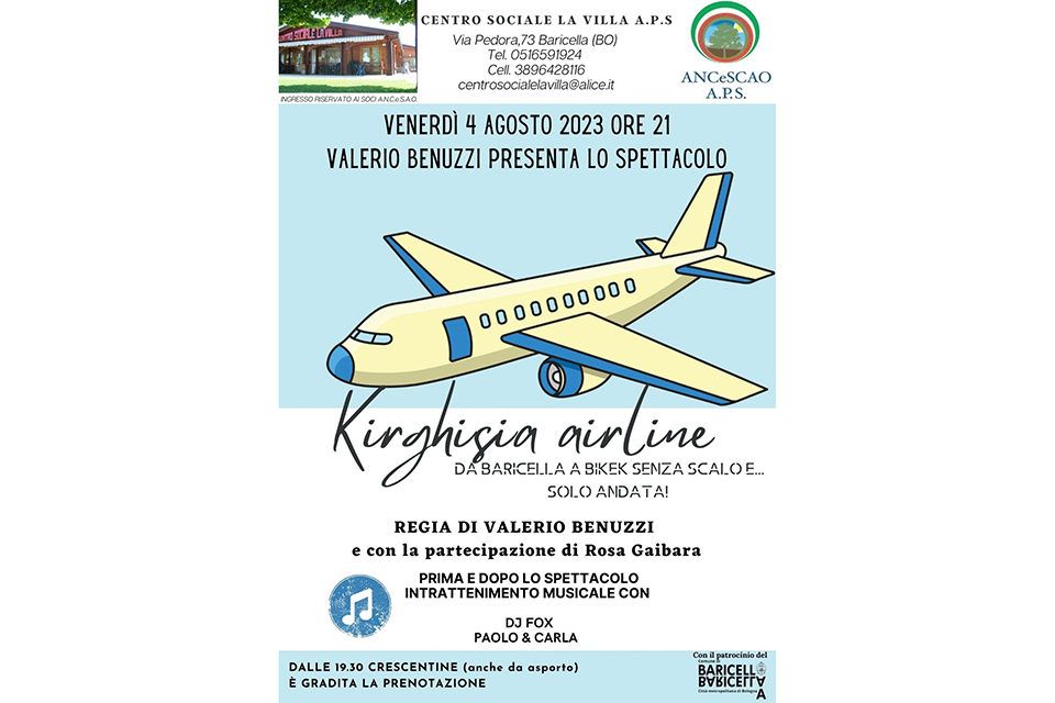 Kirghisia Airline, di Valerio Benuzzi