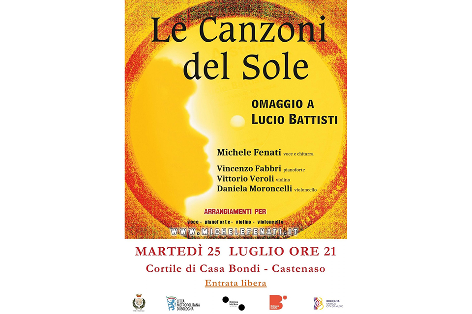 “Le canzoni del Sole”, omaggio a Lucio Battisti