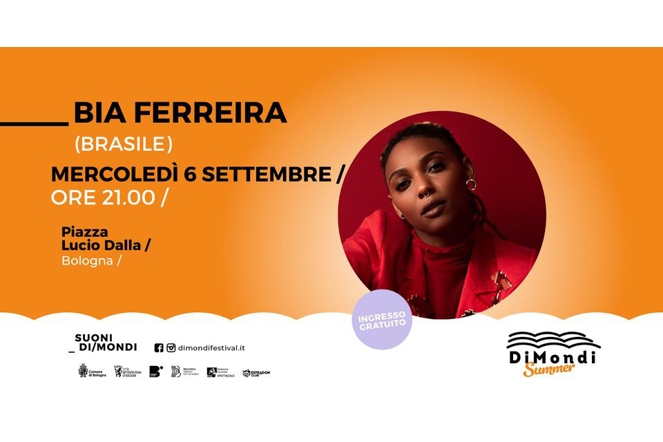 Bia Ferreira a Piazza Lucio Dalla