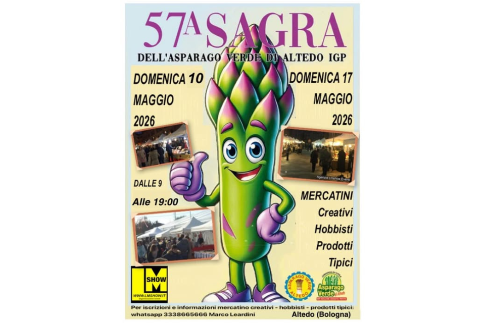 57ª Sagra dell’Asparago Verde di Altedo IGP